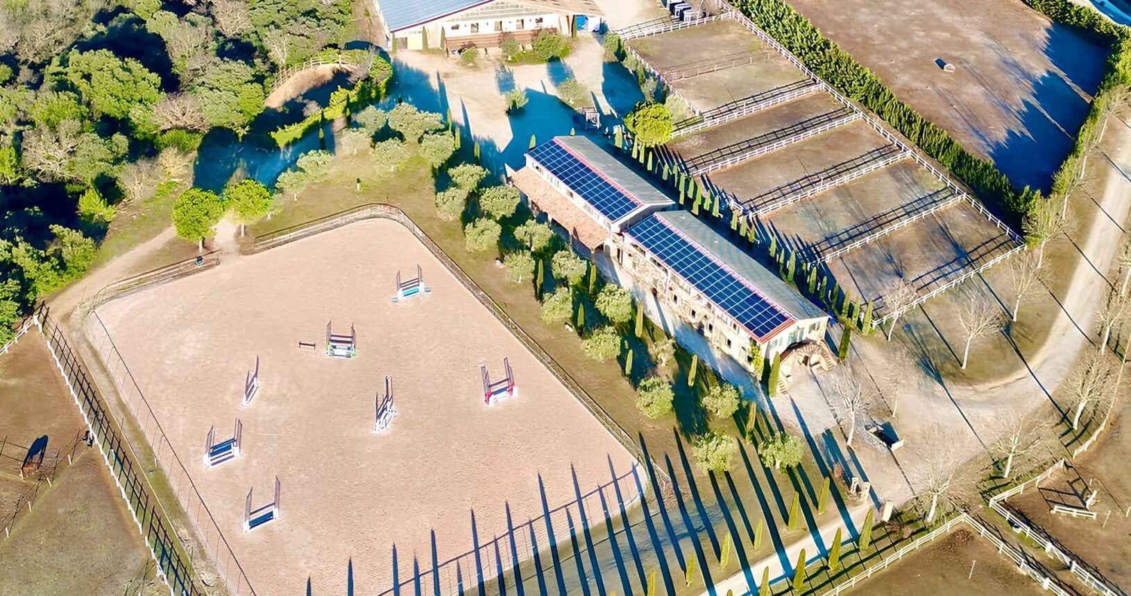 Vue aerienne Haras de Castellane - Histoire & présentation