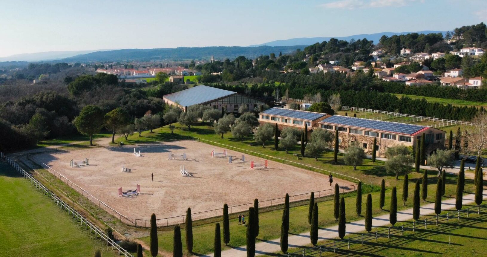 Vue aérienne Haras de Castellane - Format site